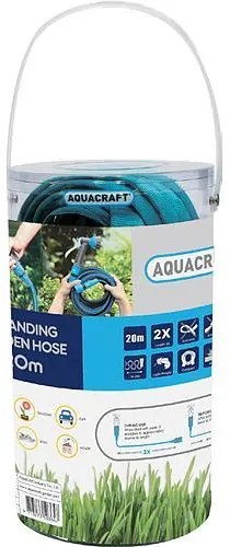 Flexibilná záhradná hadica 1/2" 15-30m AQUACRAFT 870030