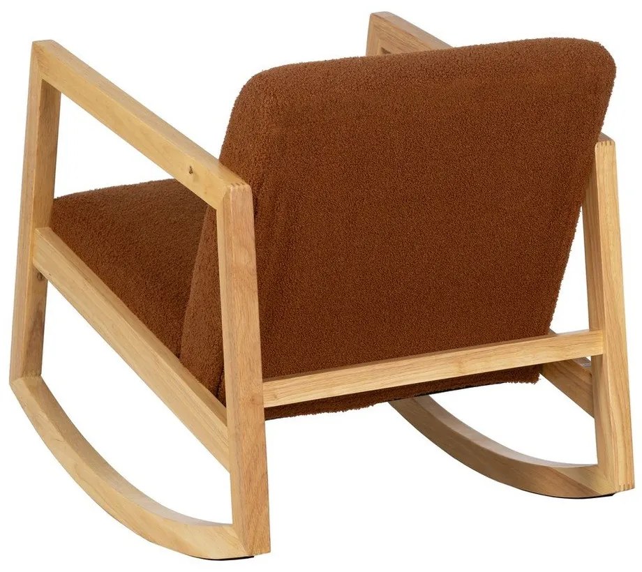 Hnedé hojdacie kreslo – Ixia