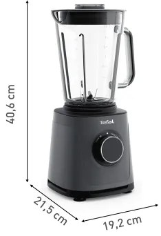 Tefal - Stolný mixér 2 l PERFECTMIX+ 1200W/230V čierna