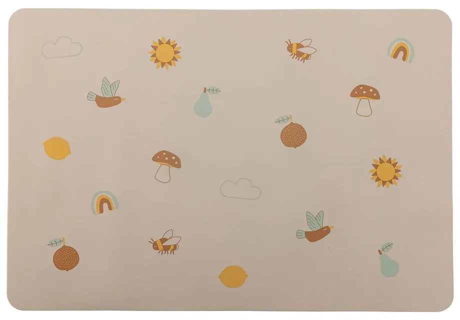 Silikónové detské prestieranie 25,5x37 cm Agnes – Bloomingville Mini