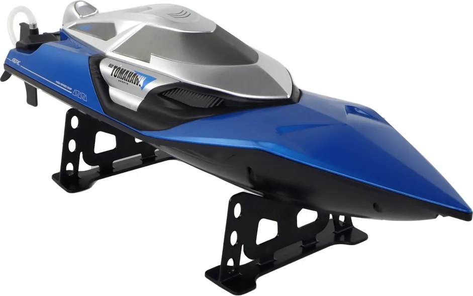 LEAN Toys Motorový čln R/C 2.4G svetlá 30 km/h modrý