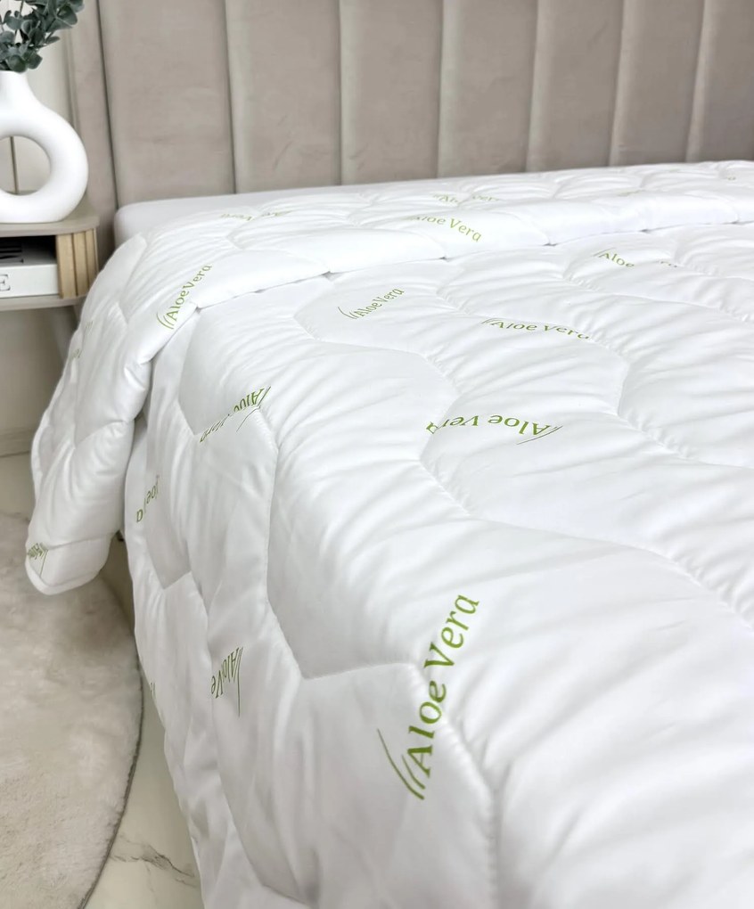 Detský letný set Aloe Vera Green – paplón a vankúš do postieľky Veľkosť: 90x120/45x65 cm