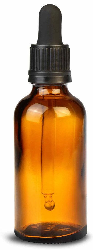 Bar@drinkstuff Tmavá sklenená flaša s pipetou 50ml Množstvo: 1 ks