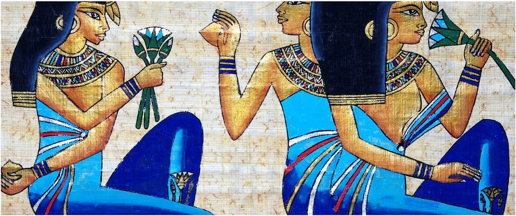 Obraz - Egyptské maľby (120x50 cm)