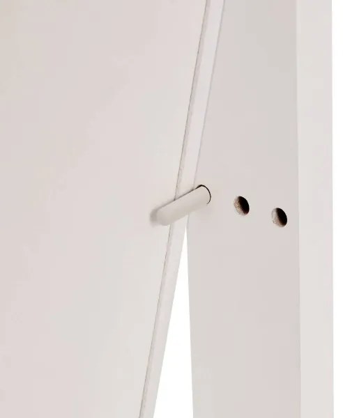 Atmosphera - Stojacie zrkadlo so šperkovnicou LEXY 158x38 cm biela