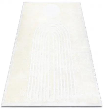 Moderný koberec MODE 8597 geometrická krémová Veľkosť: 140x190 cm