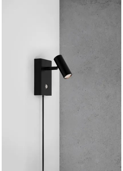 Nordlux - LED Stmievateľné nástenné bodové svietidlo OMARI LED/3,2W/230V čierna