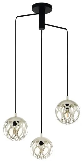 Eglo 99073 - Luster na lanku MIRTAZZA 3xE27/60W/230V