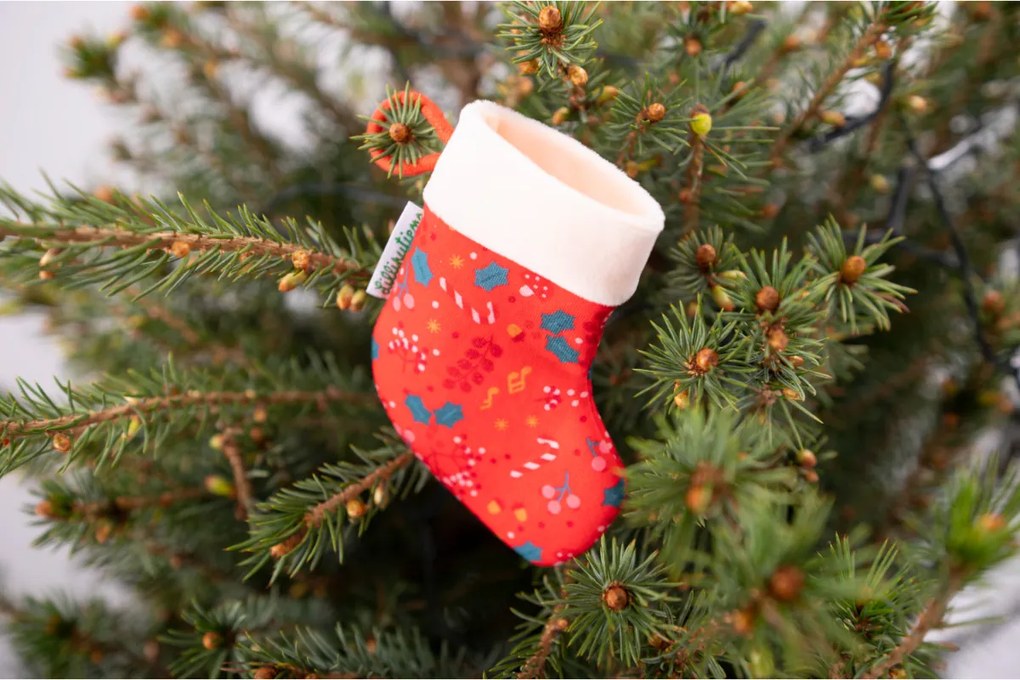 Lilliputiens - vianočný škriatok s červenou pančuchou