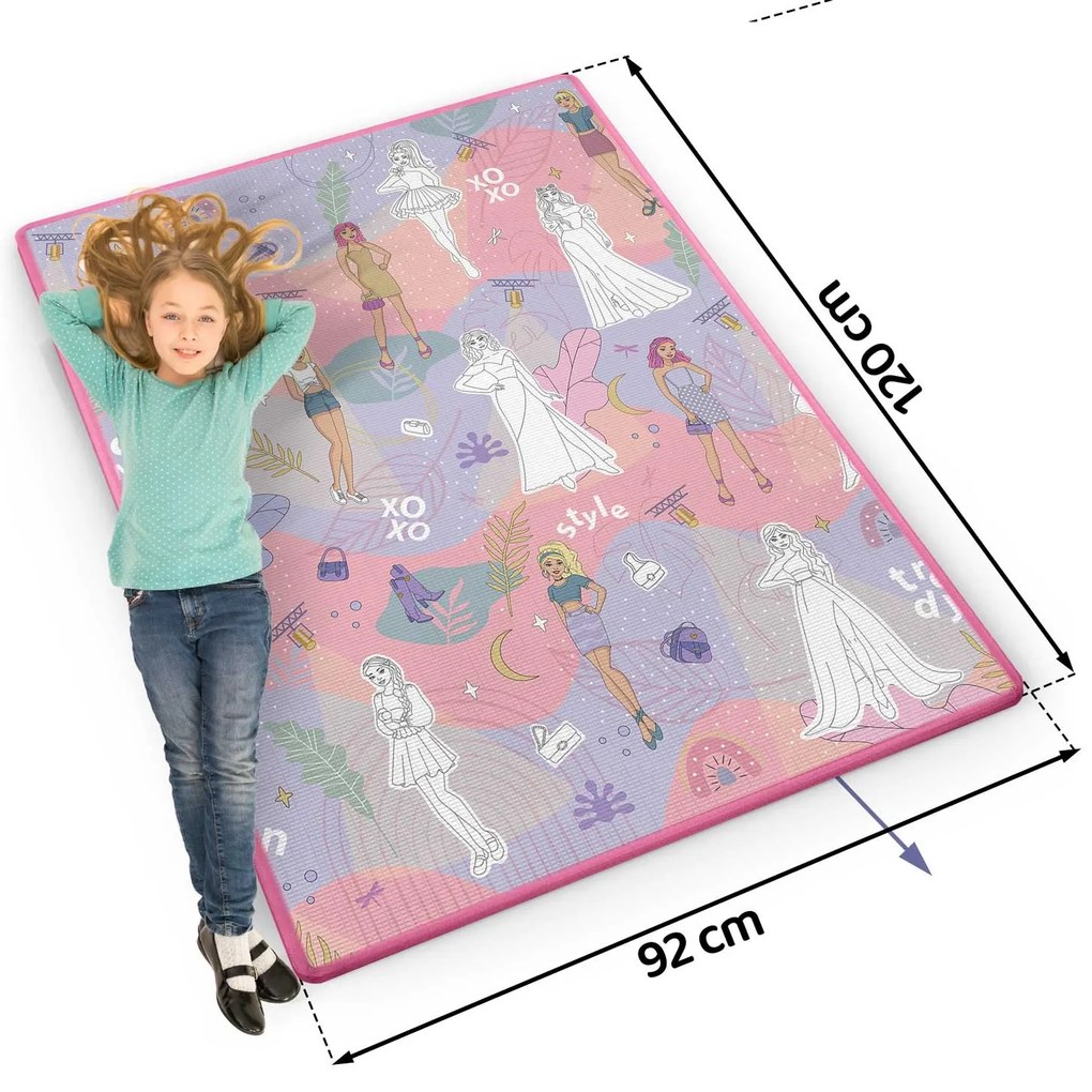 Rolovaná penová podložka na vyfarbovanie 120 x 90 x 0,3 cm Ricokids RK-344
