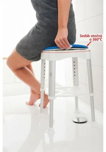 Modom Otočná stolička do sprchy, 59 cm, KP101