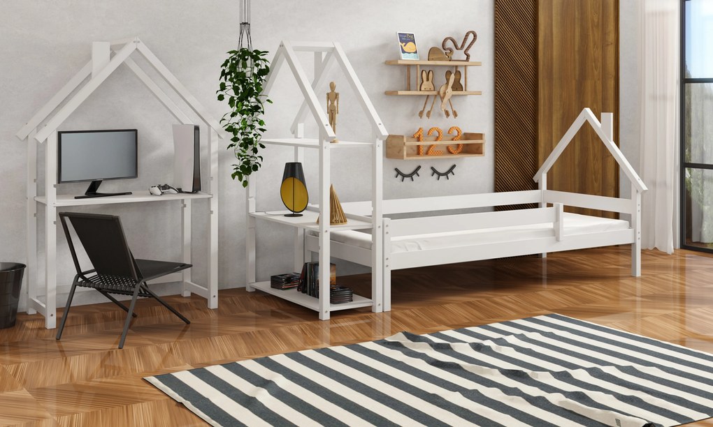 Písací stôl DOMČEK - biely