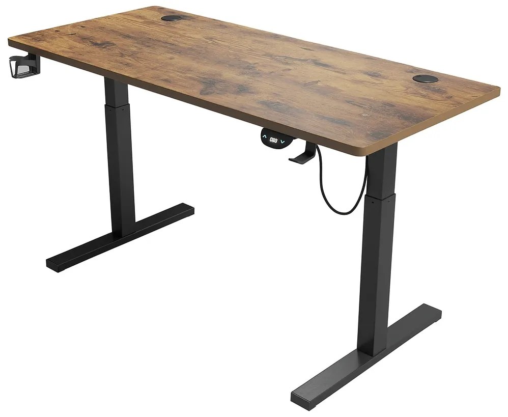 Herný stôl BR04 LOFT s čiernym rámom 140 cm