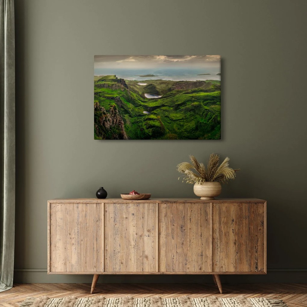 Obraz - Quiraing, Škótsko (90x60 cm)