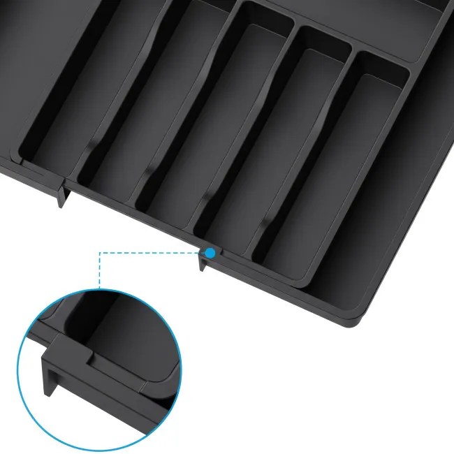 Organizér na príbory GARFO čierny