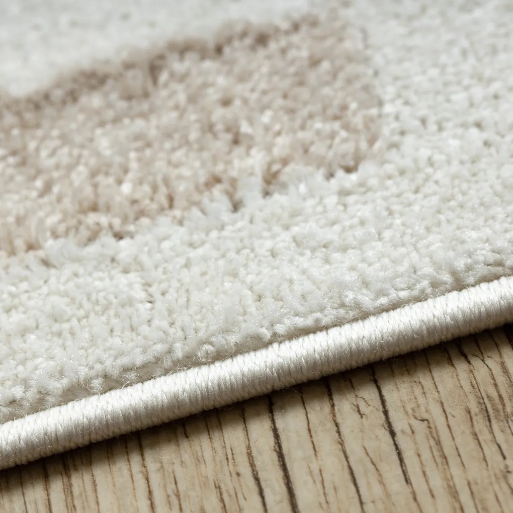 Kusový koberec Fusion 0213 white/yellow, 200x290, viacfarebná, kancelária, Dywany Łuszczów