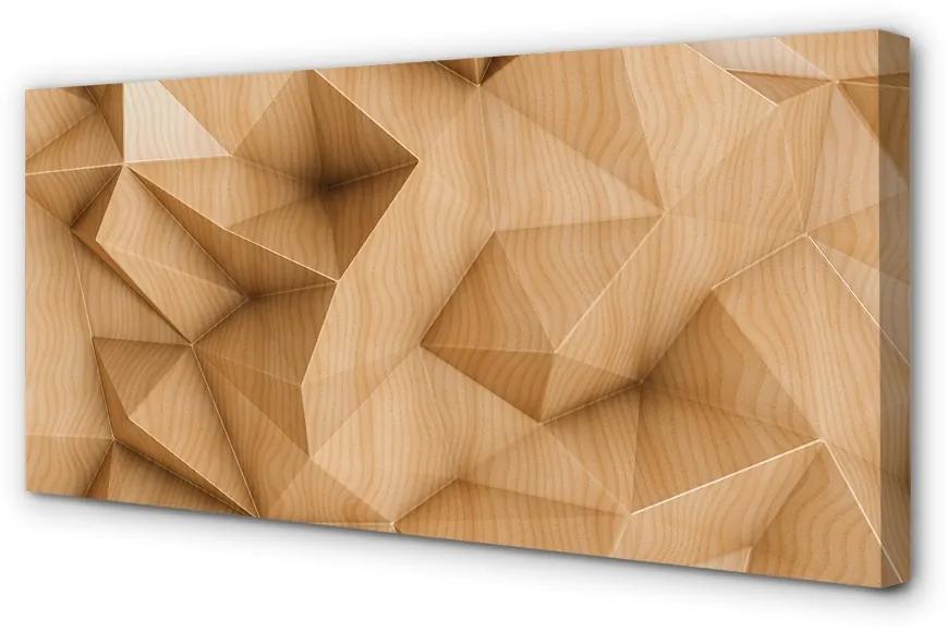 Obraz canvas Solid mozaika drevo 140x70 cm