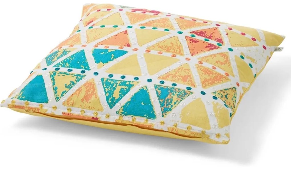 Dekoračný povlak na vankúš KARKIN YELLOW 45x45 cm, žltý