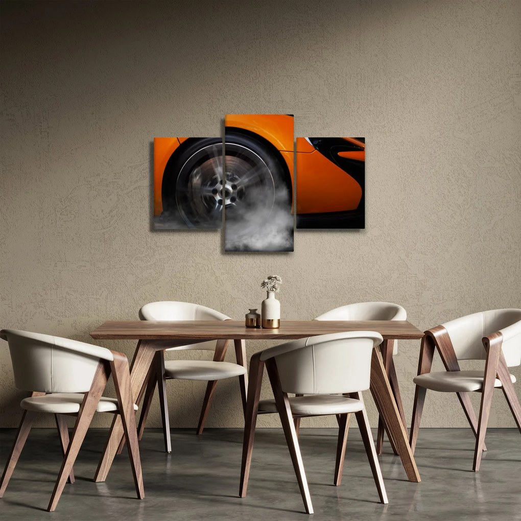 Obraz - Oranžový športiak (90x60 cm)