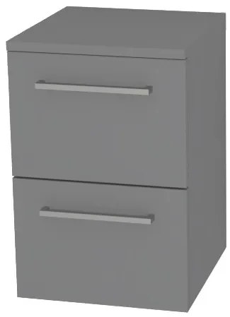 Mereo, Mereo Bino, kúpeľňová skrinka spodná 50 cm, Multidecor, Šedá supermat, MER-CN694SEDA