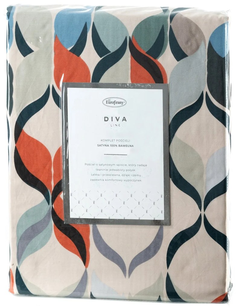SATÉNOVÉ OBLIEČKY DIVA19 200X220 CM, 2KS 70X80 CM VZOROVANÉ
