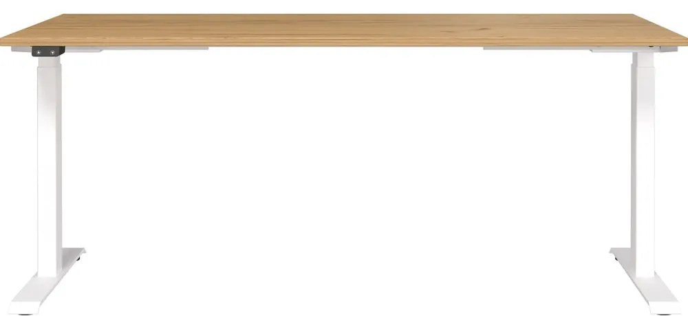 Pracovný stôl s elektricky nastaviteľnou výškou s doskou v dekore duba 80x180 cm Jet – Germania