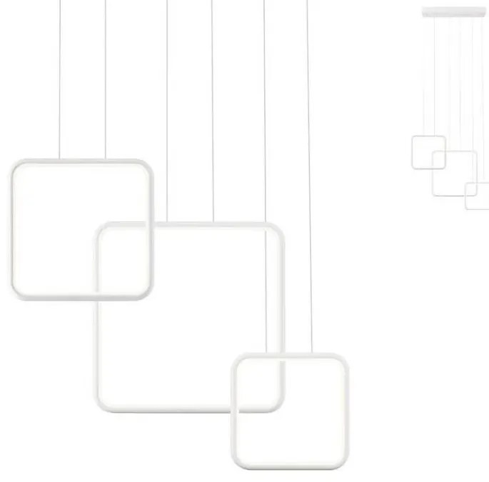 Redo 01-2097 - LED Stmievateľný luster na lanku THAI LED/66W/230V 3000K biela