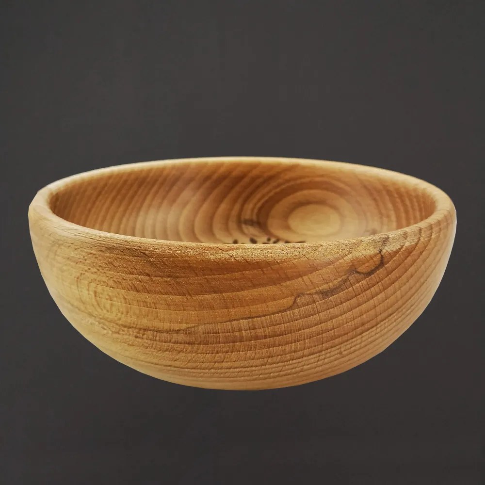 AMADEA Drevená miska strom, masívne drevo, 18 cm
