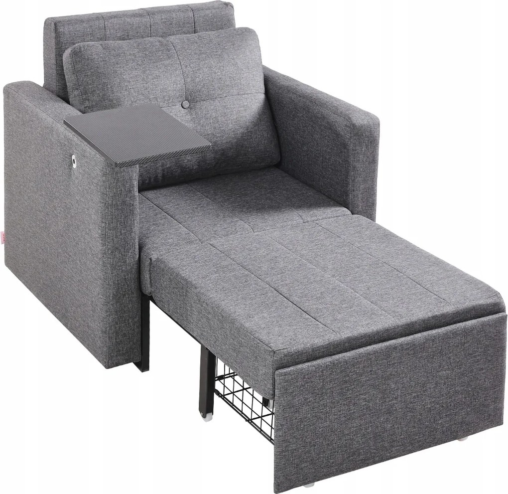 Pohovka Vevor 81 x 49 cm Pena šedá