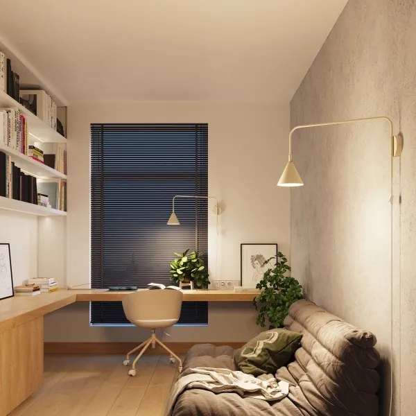 Sollux SL.1699 - Nástenná lampa NOX 1xE14/10W/230V krémová