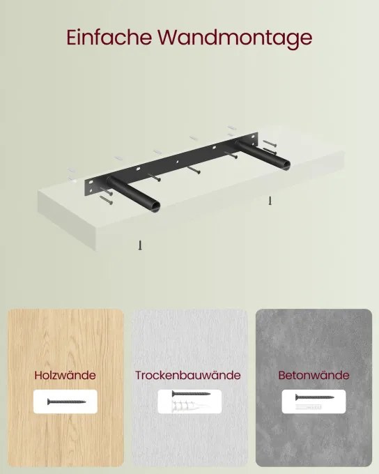 Nástenná polica LWS026WE01