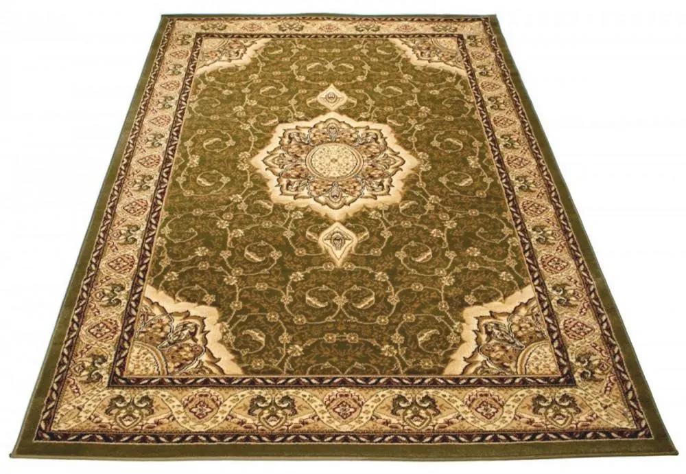 Kusový koberec klasický vzor 2 zelený 120x170cm