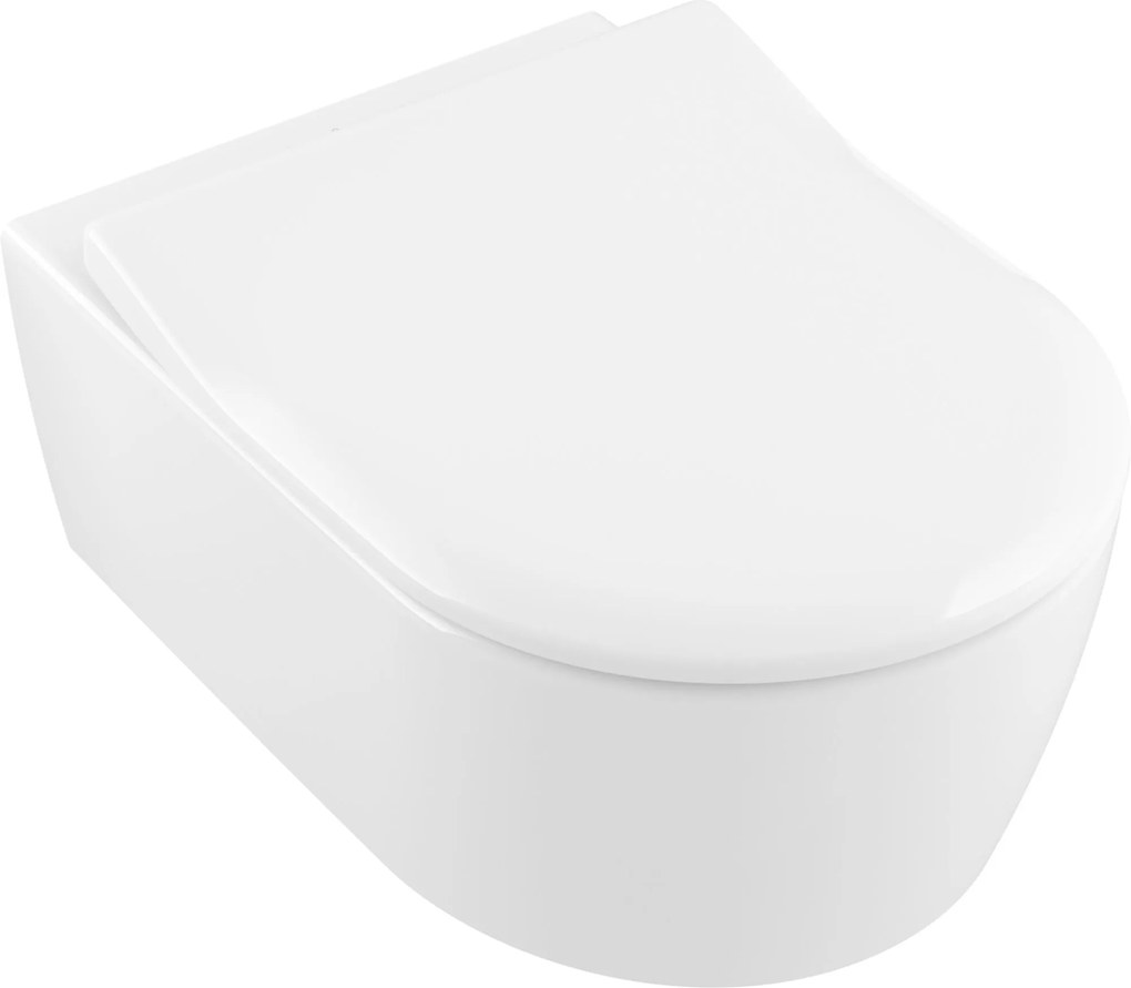 Villeroy &amp; Boch Avento súprava combi-pack s doskou závesné bez splachovacieho kruhu biela 5656RSR1