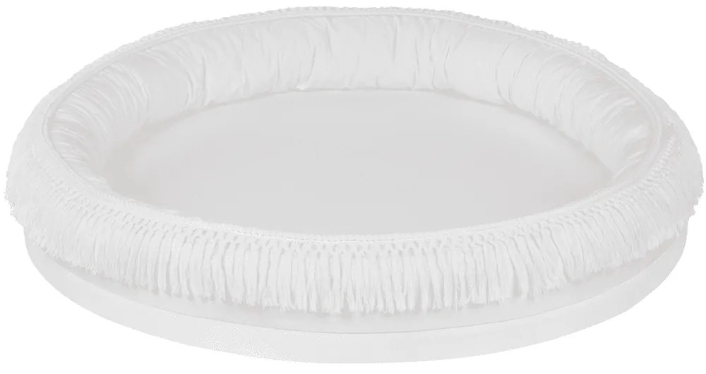 Hniezdo pre deti Boho so strapcami biela