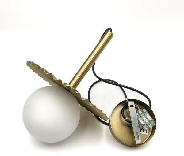 Luster na lanku CHITA 1xG9/5W/230V zlatý