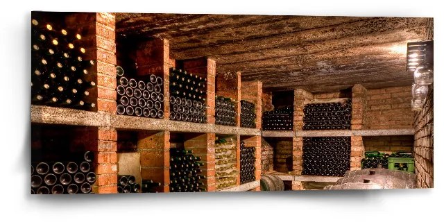 Sablio Obraz Vinná pivnica - 110x50 cm