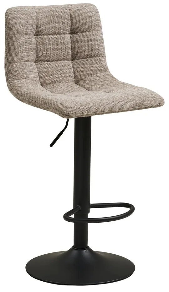 Béžová čalúnená barová stolička s nastaviteľnou výškou (výška sedadla 61 cm) Middelfart – House Nordic