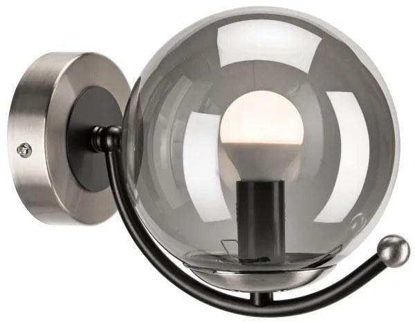 Nástenné svietidlo GEORGIA 1xE14/5W/230V matný chróm/dymová