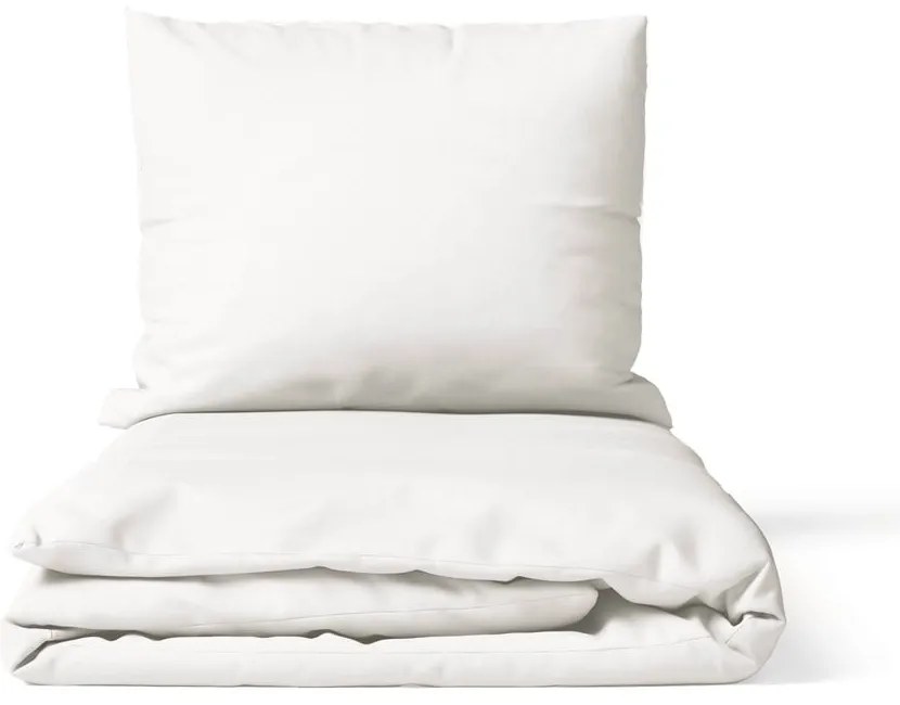 Biele obliečky na dvojlôžko z mikrosaténu 200x200 cm Basic – Bonami Essentials