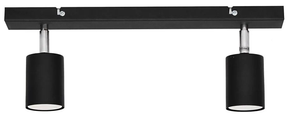 Helam LED Bodové svietidlo TUNE 2xGU10/4,8W/230V čierna HE1399