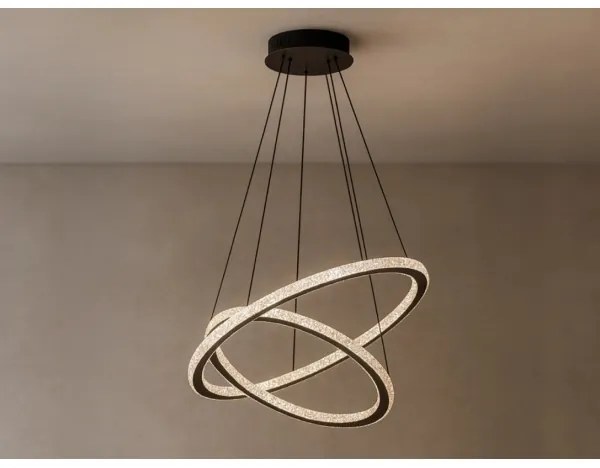 Stmievateľný LED luster na lanku LED/150W/230V 3000-6500K + diaľkové ovládanie