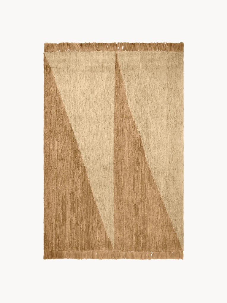 Ručne tkaný jutový koberec Studie