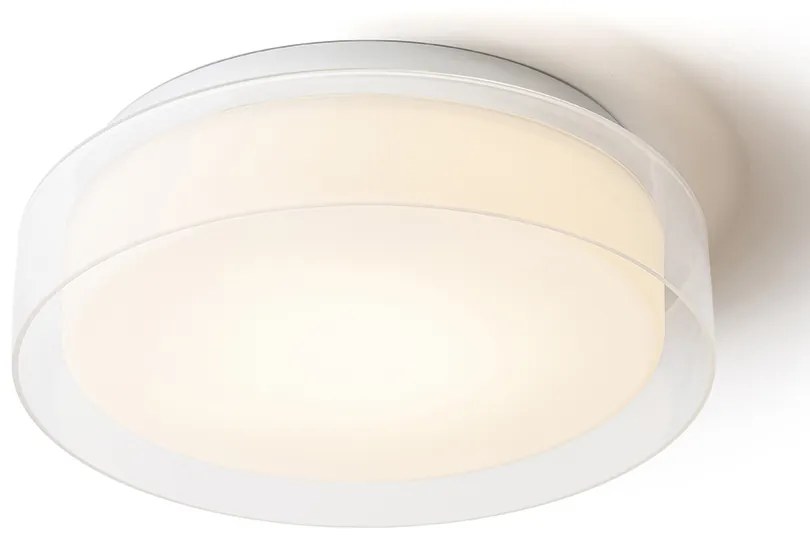 RENDL R13685 VENICE LED prisadené svietidlo, kúpeľňové IP44 číre sklo/opálové sklo/chróm