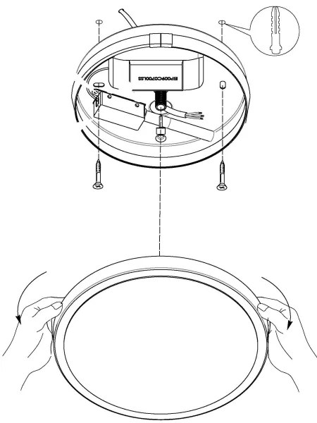 Eglo 98656 - LED Stropné svietidlo MONGODIO 1 LED/8,6W/230V