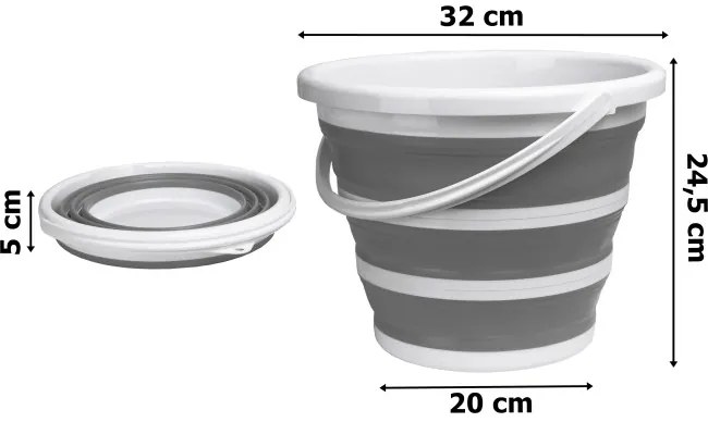 Skladacie vedro ASMAR 10 l