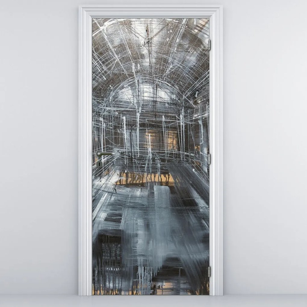 Fototapeta na dvere - Interiér starej budovy (95x205cm)