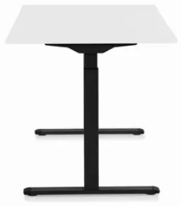 Office Smart písací stôl 120x70 cm čierny/biely