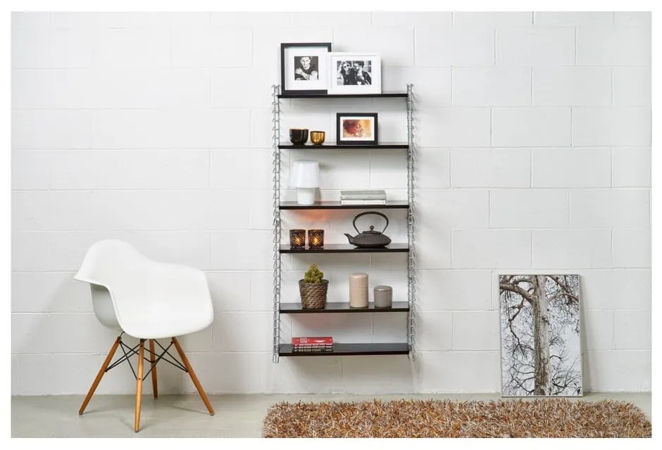 Trojposchodový regál Metaltex Libro, šírka 70 cm