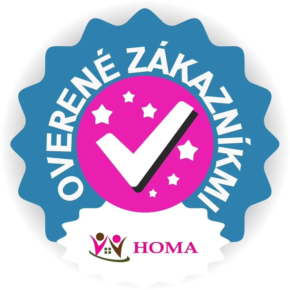 Francúzske obliečky Homa NERO SKY 6-dielna sada 200x220 cm