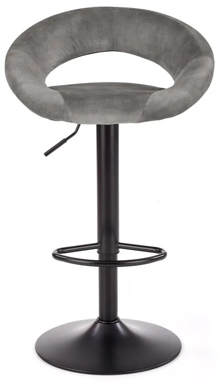 Barová stolička H-102 - sivá / čierna